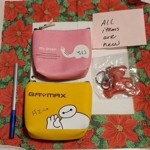 @new@ 3 for 12$ coin bag, key chain